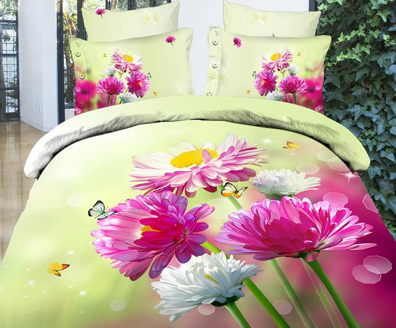 Mini Flower High Quality 3D Printed Bedding Sets