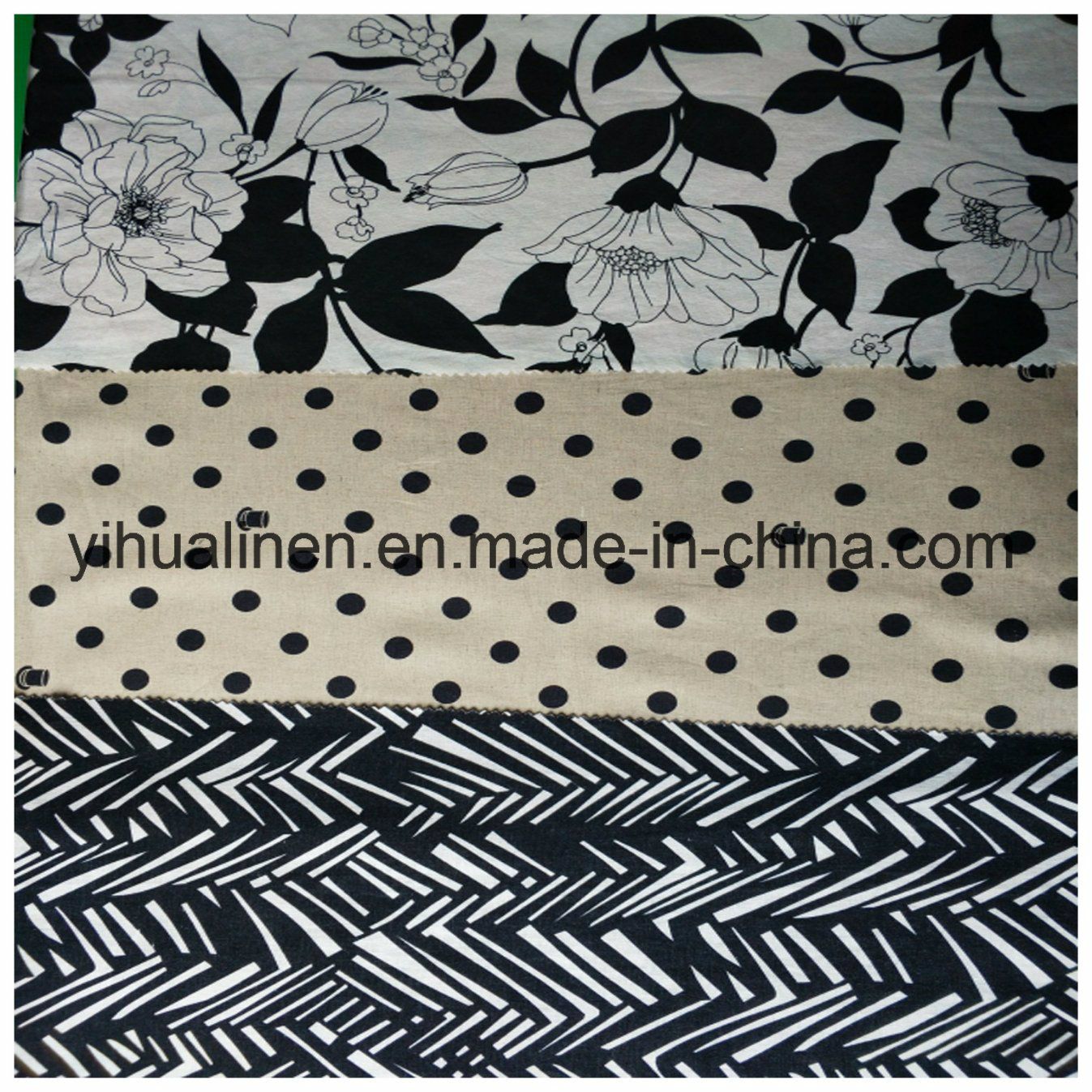 Linen Viscose, Linen Cotton, Blend and Woven Fabric Printing Fabric Skirt Fabric, Garment Cloth