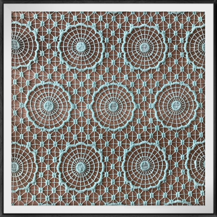 Guipure Embroidery Lace with Geometric Pattern