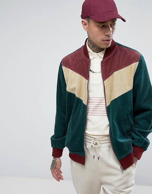 Men's Bomber Jacket in Cord