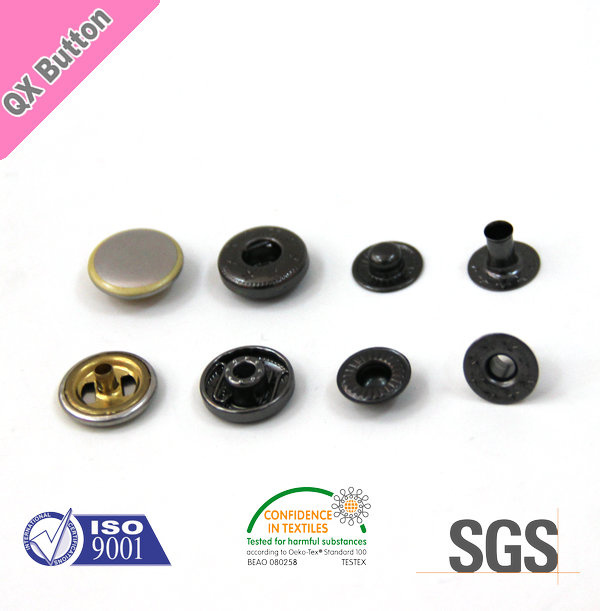 Four Part Brass Snap Buttons Garment Button