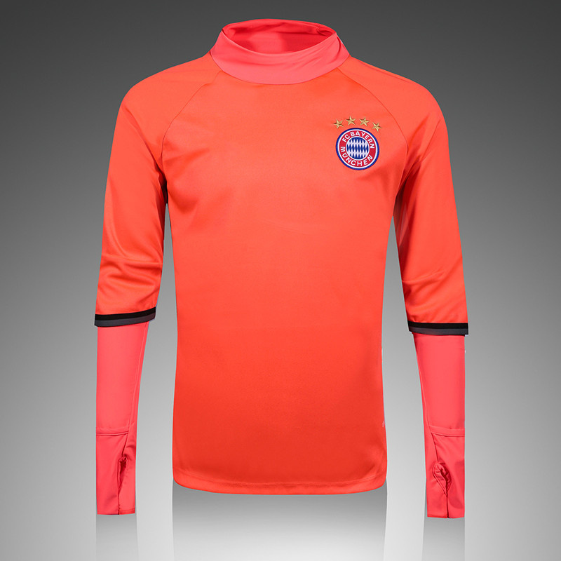 Gules Men's Anti Static and Windproof Long Sleeve Football Team Training Kit