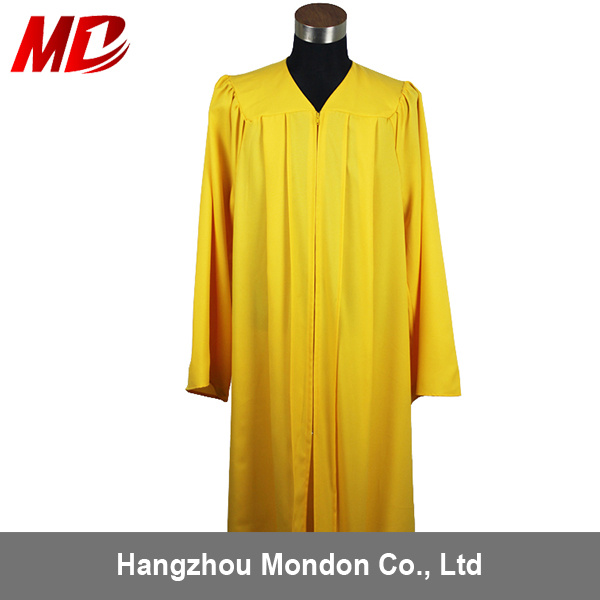 Gown for High School Graduation Matte Gold