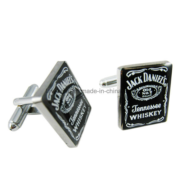 Wholesale Custom Jack Daniel's Whiskey Fashion Men's Metal Cufflinks