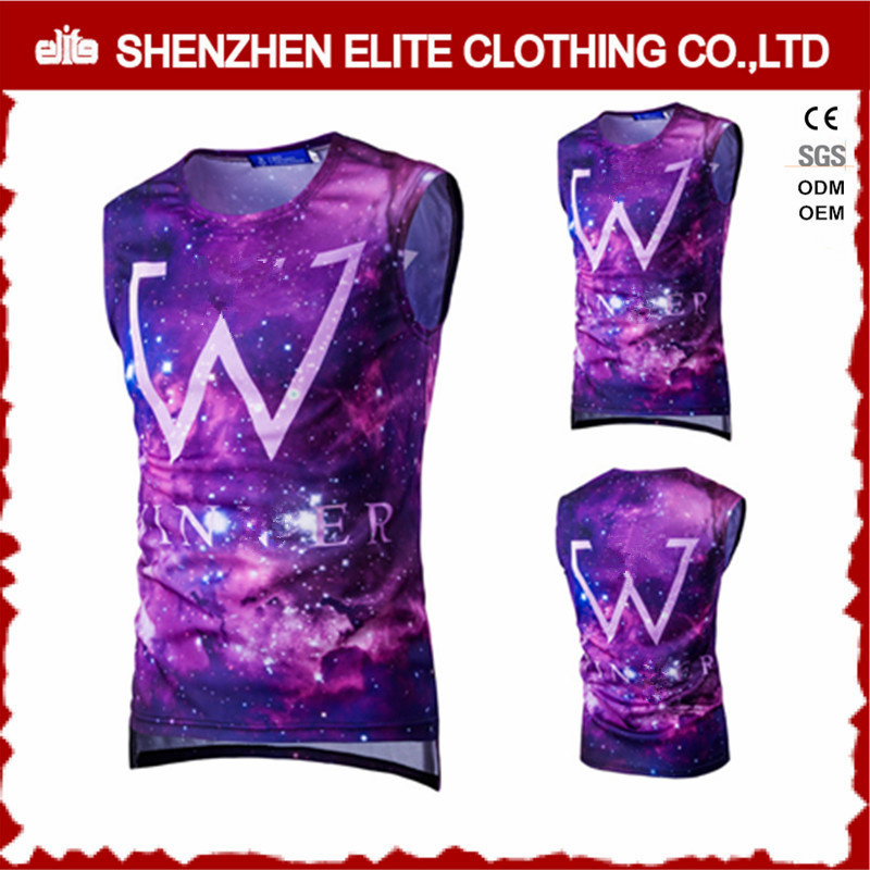 Wholesale High Quality Sublimation Printing Tank Tops (ELTVI-22)