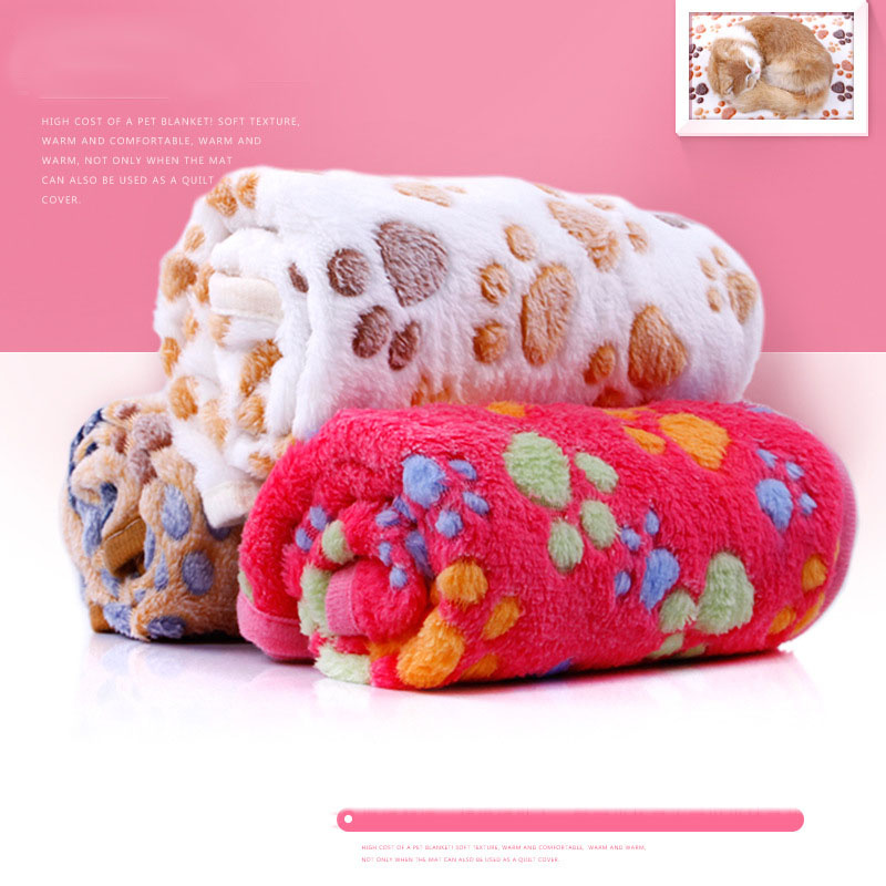 Paws Coral Velvet Soft Dog Pads Pet Sleep Cushion