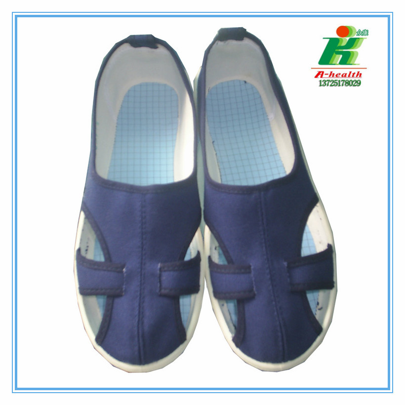 ESD Canvas 4-Eyes Shoe (LH-120-2) , ESD Working Shoes