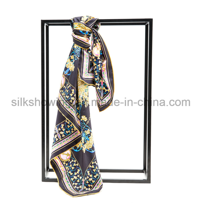 Low MOQ for Custom Print 100% Silk Lady Scarf