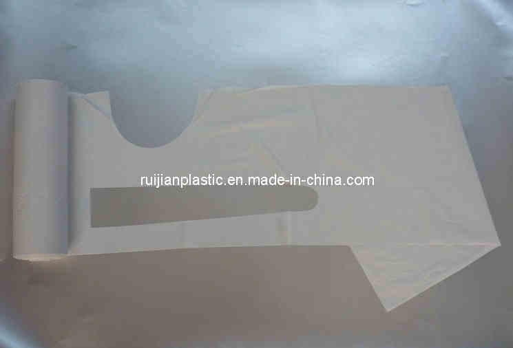 High Quality White Disposable Plastic Apron on a Roll