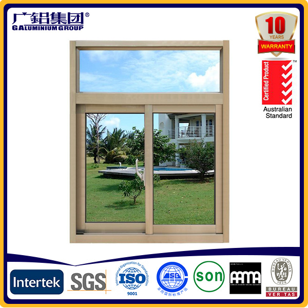 Cheap Aluminium and Glass Sliding Window with Mosquito Net