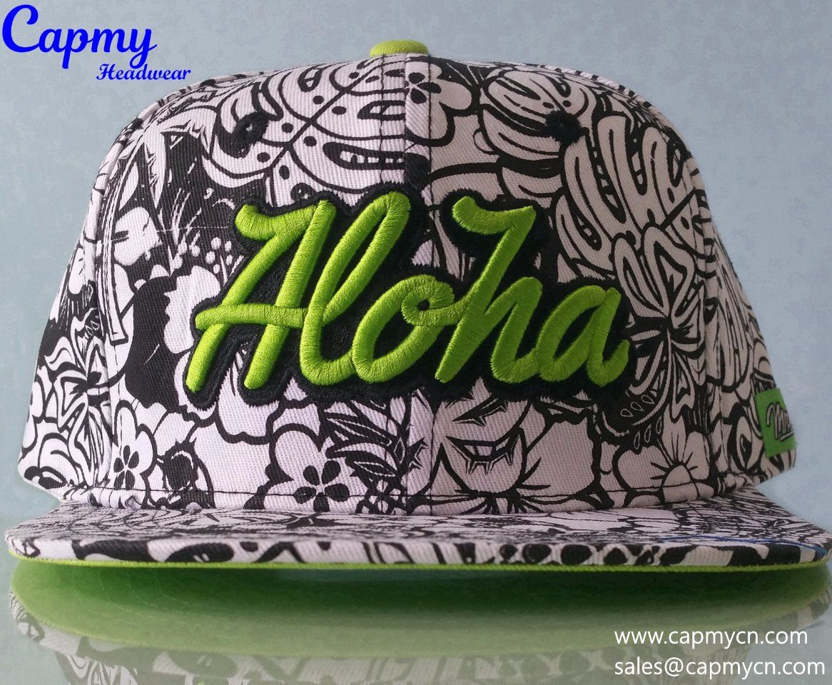 Custom Design Printing Hat with Embroidery Logo Hat