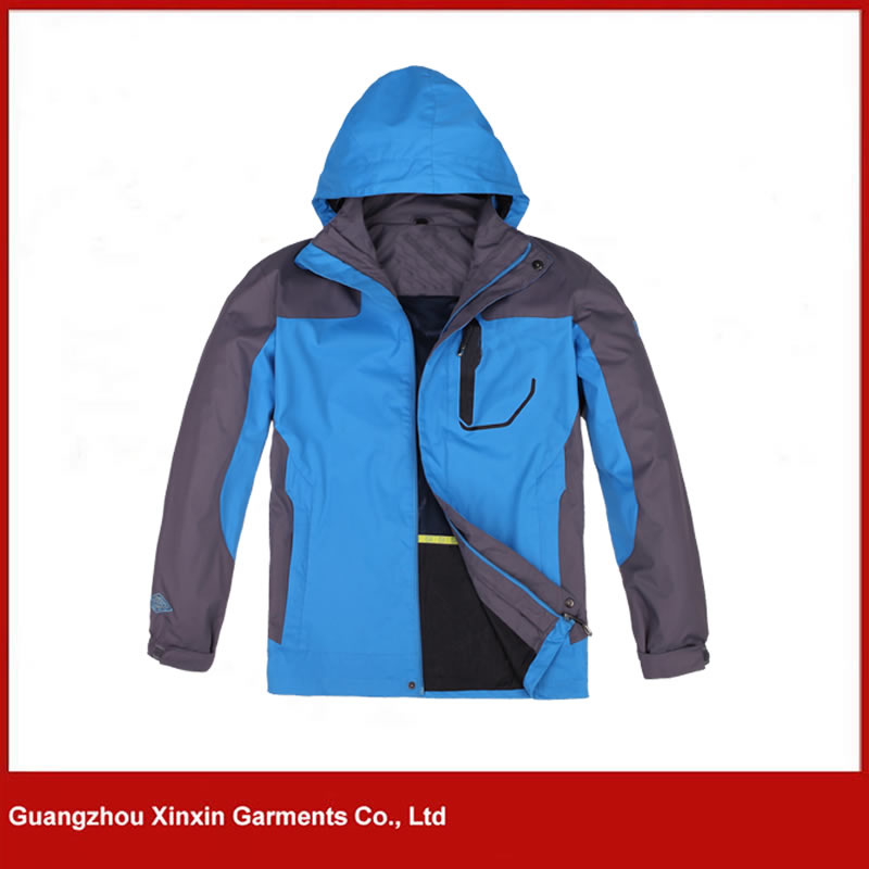 Stylish Designer Blue 3 in 1 Ski Warm Winbreaker Jacket (J129)
