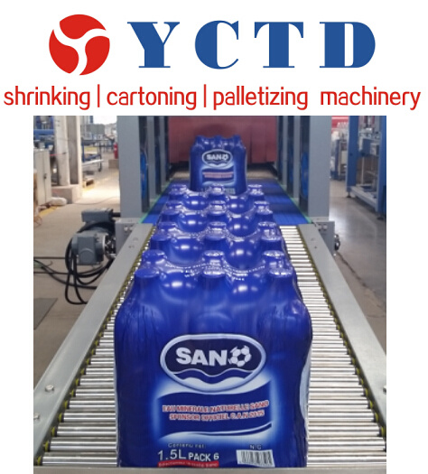 Automatic PE Color Film Shrink Packing Machine for PET bottle water