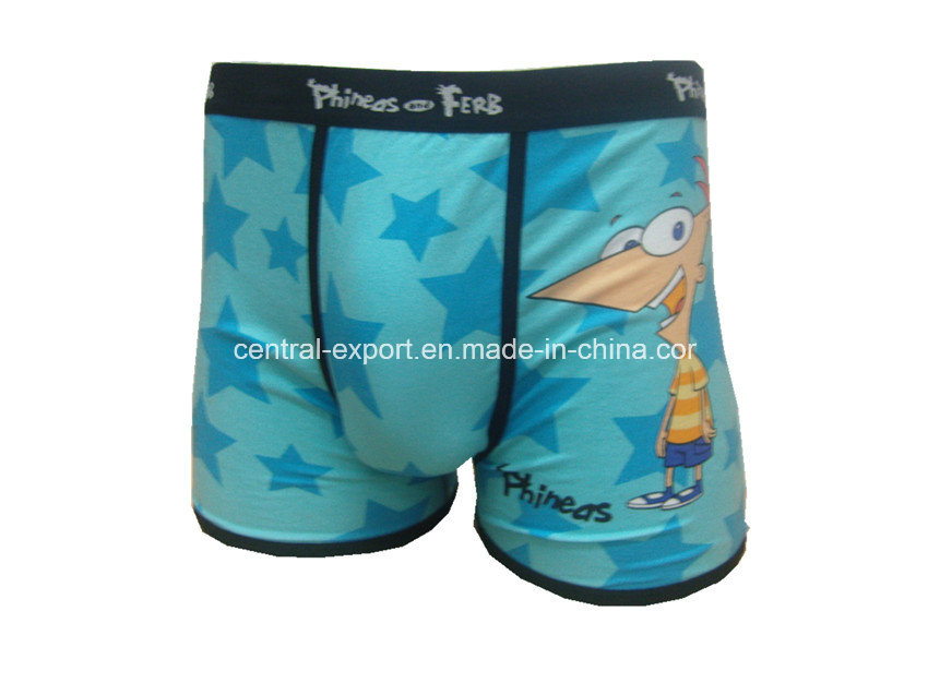 Allover Print New Style Men Underwear Boxer Short