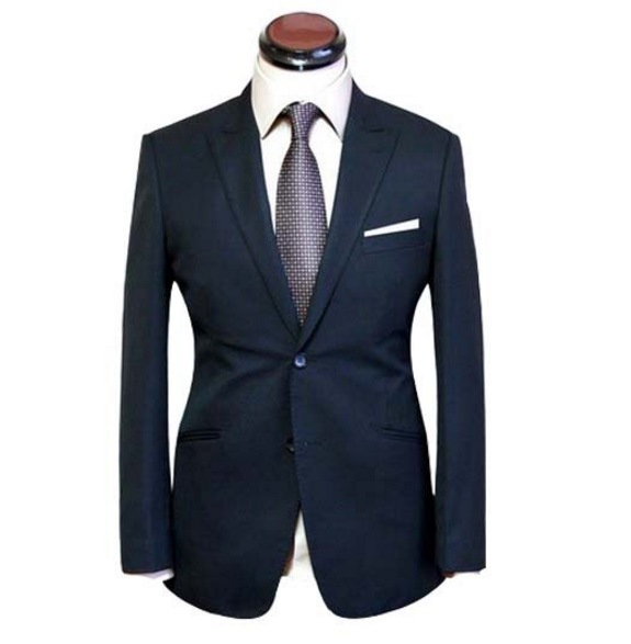 Italian /England Fabric 100% Wool Black Suit
