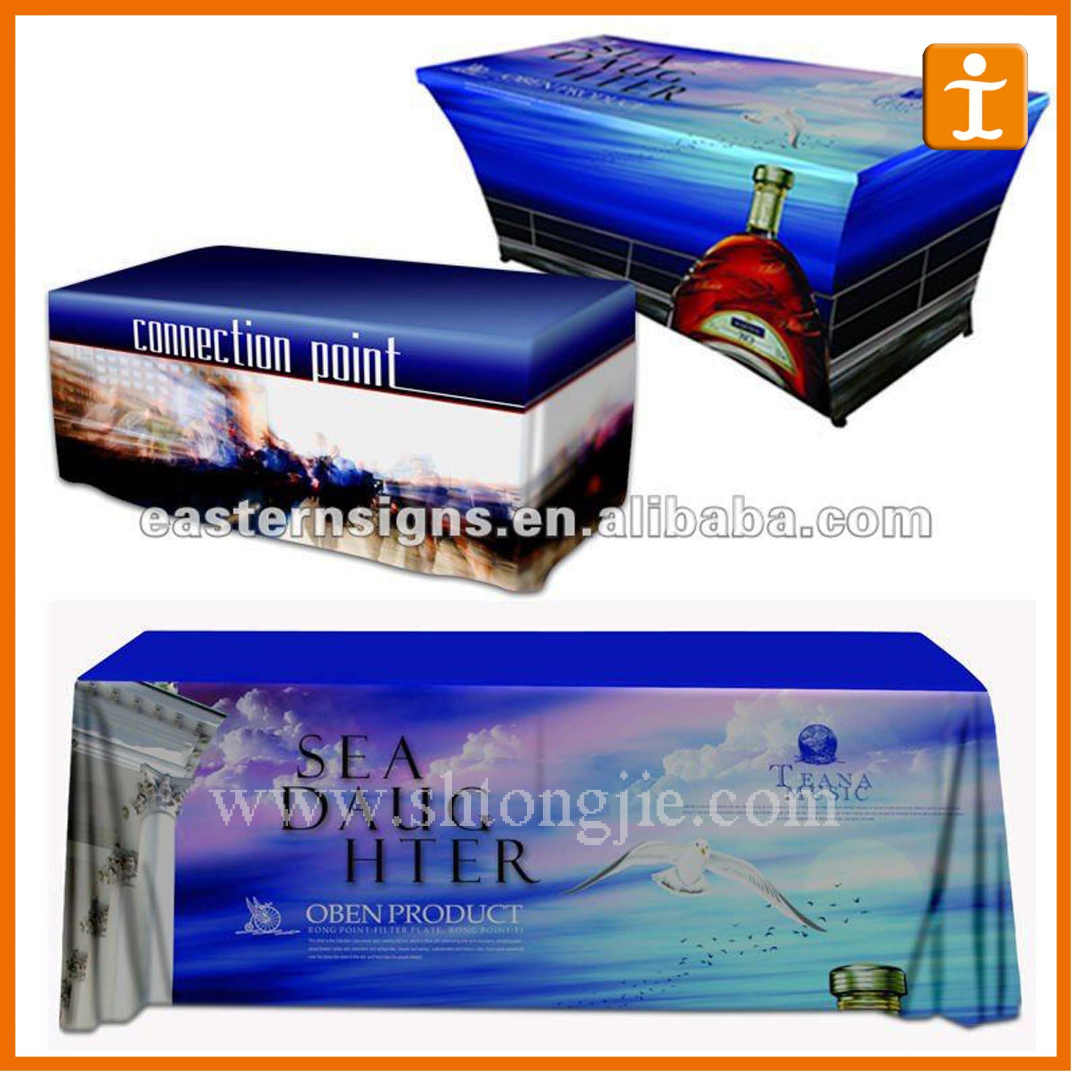 300d Polyester Table Cloth for Trade Show, Event Use (TJ-10)