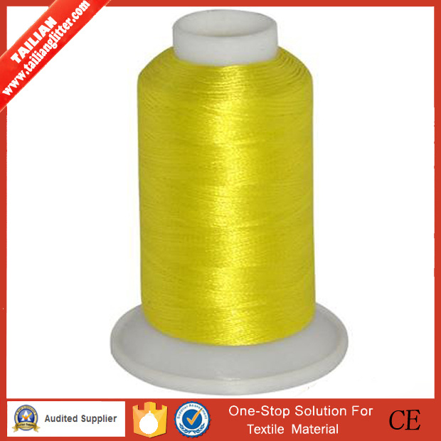 2016 Tailian Knitting Factory Price 100% Rayon Embroidery Thread