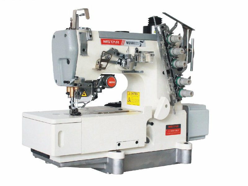 Super High Speed Flat Bed Interlock Sewing Machine with Auto Trimmer