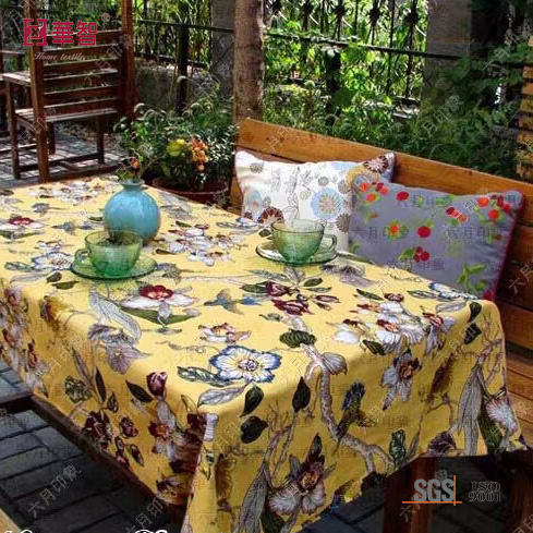 100% Polyester Printed Tablecloth