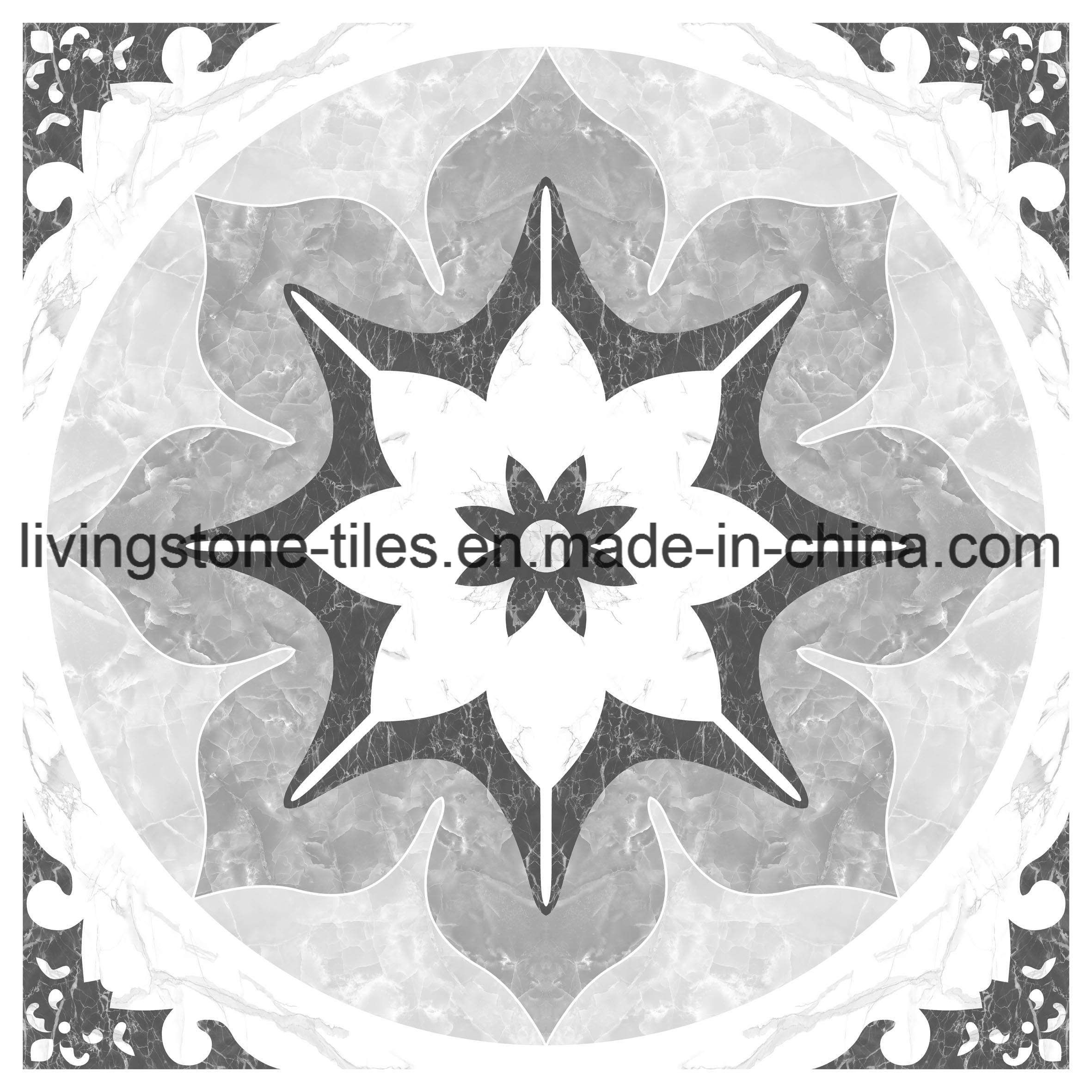 Grey Carpet Floor Tiles Using in Prayer Room
