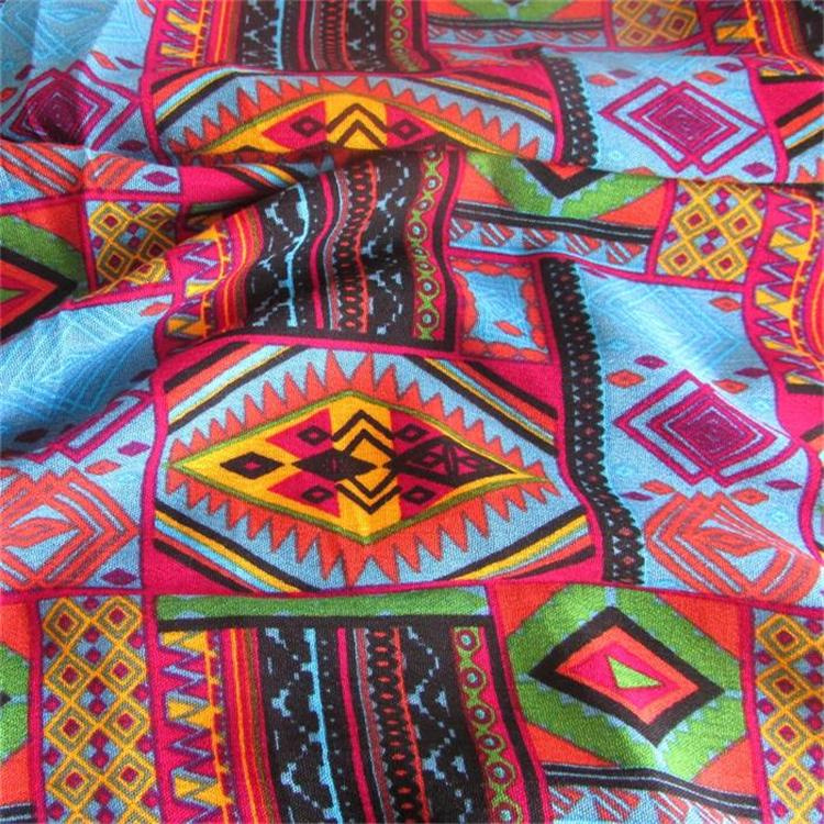 Printed Crepe Fabric 100%Viscose for Garments