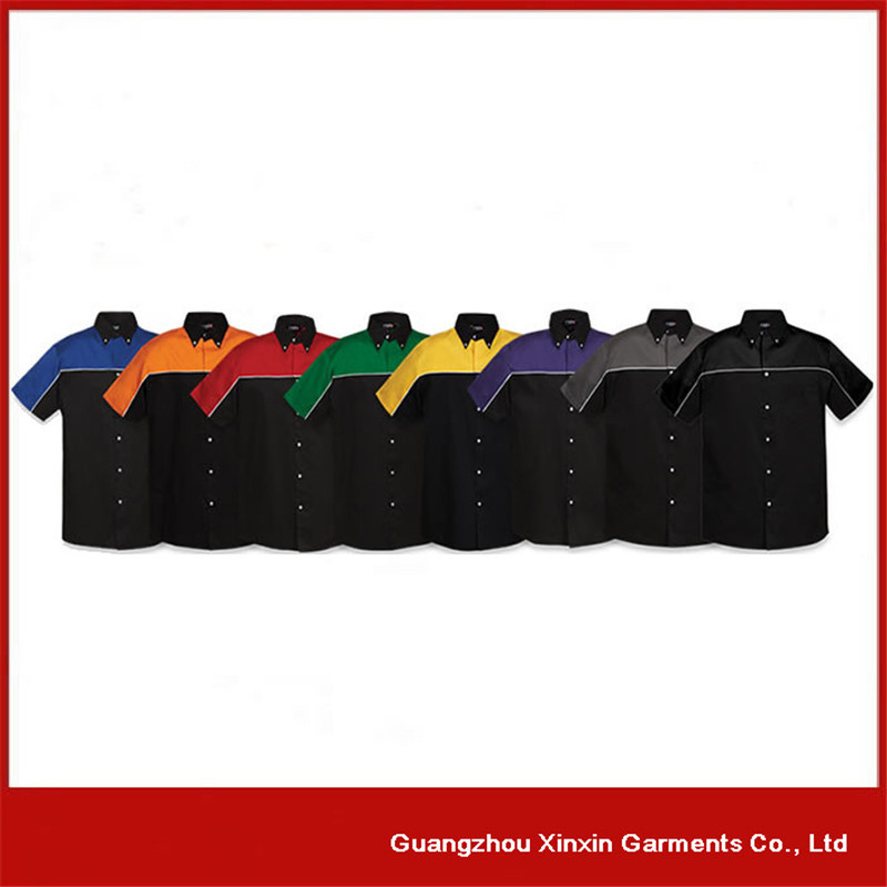 Guangzhou Factory Custom Made Cotton Racing Shirts (S08)