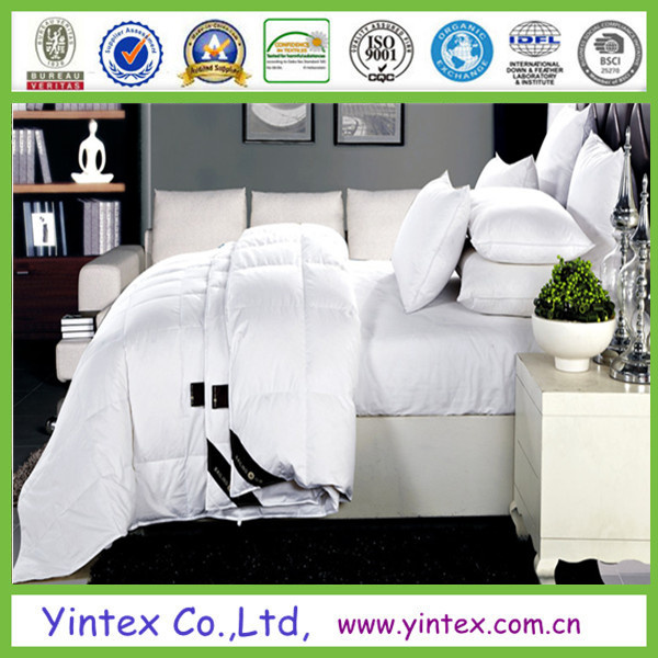 Wholesale High Quality Double Size Soft White Washed Down Quilt