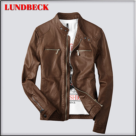 Fashion PU Jacket for Men with Competitive Price