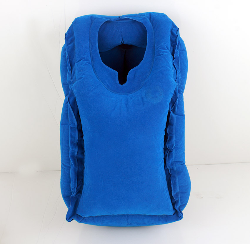 New Design Patented Inflatable Sleeping Travel Pillow Head Rest Pillow Great for Airplanes