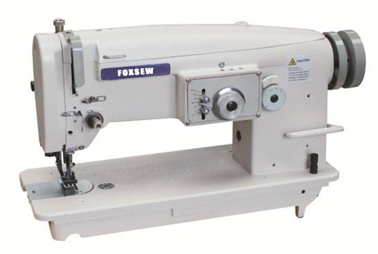 Flat Bed Unison Feed Zigzag Sewing Machine with Large Hook