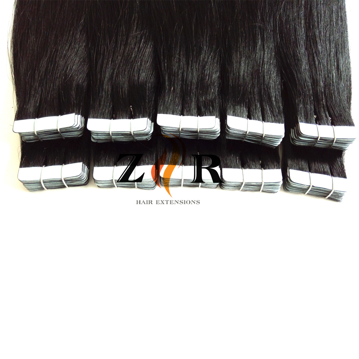 Dark Color Natural Drawn Brazilian Hair Tape in Hair Extension
