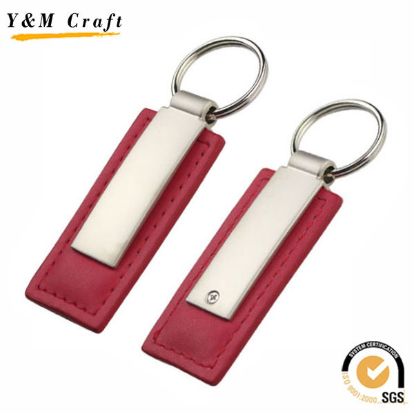 PU Leather Keychain with Customized Logo (Y02196)