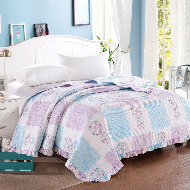 Cheap Printed Wahsed Microifber Beroom Bedding Patchwork Quilt