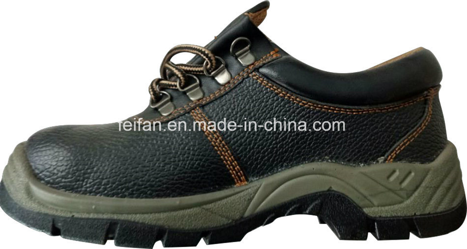 Split Leather Safety Shoe/Work Shor with Rubber and Eve Sole