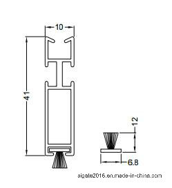 Mobile Bottom, for Insect Screen/Fly Screen System 