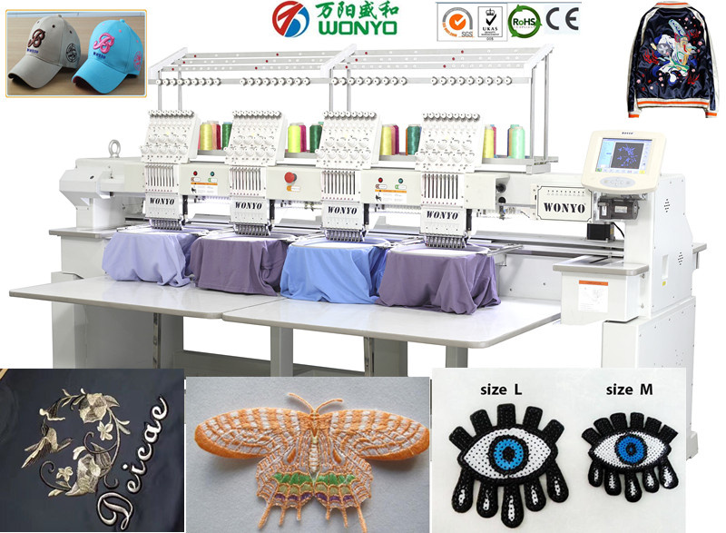 Japanese Servo Motor 4 Heads Computerized Embroidery Machine, Commercial Use with Competitive Price