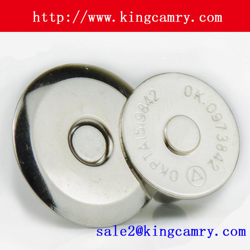 Magnet Button, Strong Magnetic Snap Button, Magnetic Button for Handbag