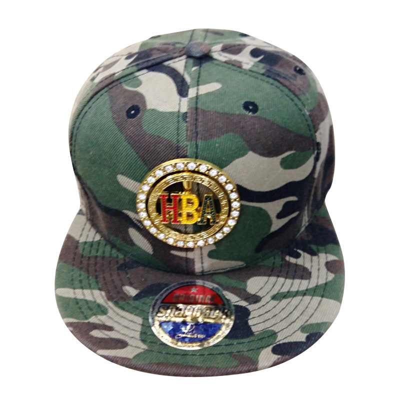 Custom Snapback Baseball Cap with Metal Badge Gjfp17184