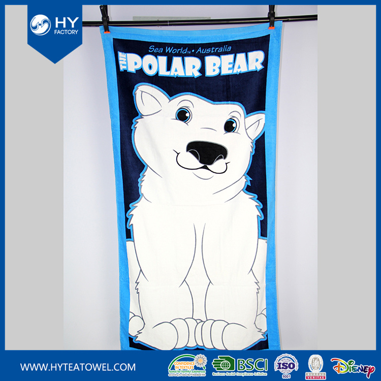 Custom Digital Printed Cotton Bath Beach Towel