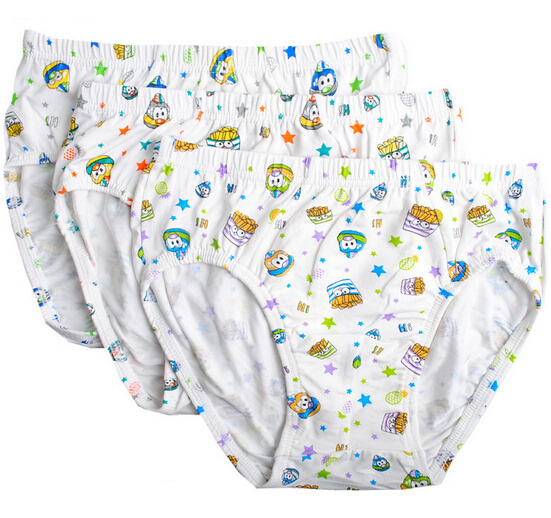 Custom Made Good Quality Comfortable Soft 100%Cotton Knitted Boy Briefs
