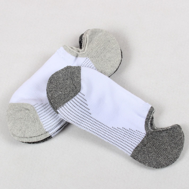 Mens Cotton Ankle Invisible Half Terry Socks (MA7061)