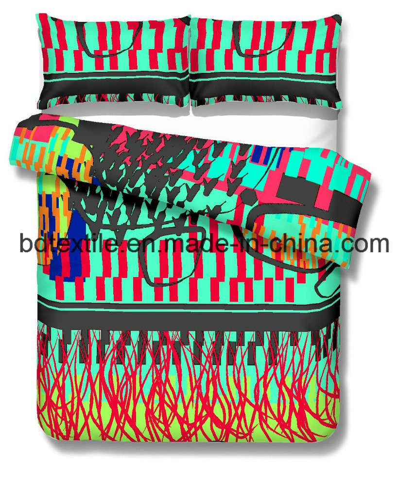 Pigment Bed Sheet/Mattress Fabric Microfiber Printed Fabric