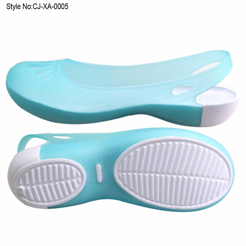 Factory All Clear Stock Lots Cheap EVA Jelly Lady Sandals