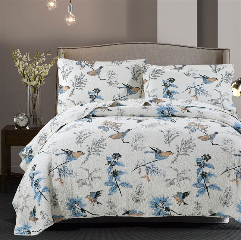 Down Comforter Spring Thick Down Comforter Quilt of Bird Designs