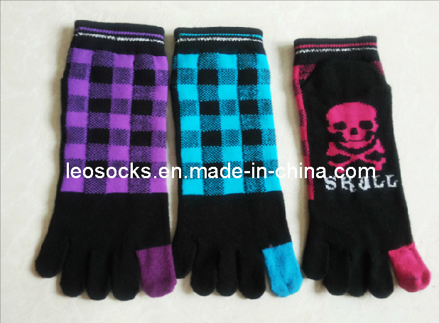 Fashion Colourful Five Toe Socks