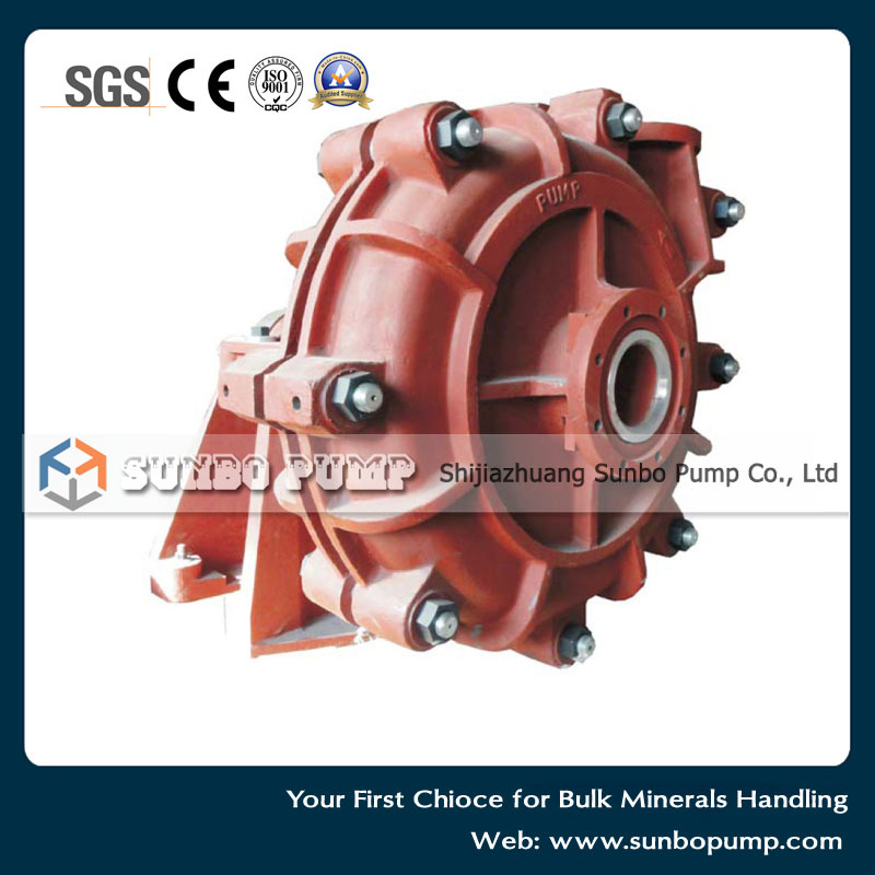 China High Head Heavy Duty Mineral Processing Centrifugal Slurry Pump Hh