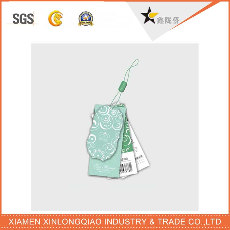 Custom Logo Printed Garment Accessories Clothing Paper Price Hang Tag