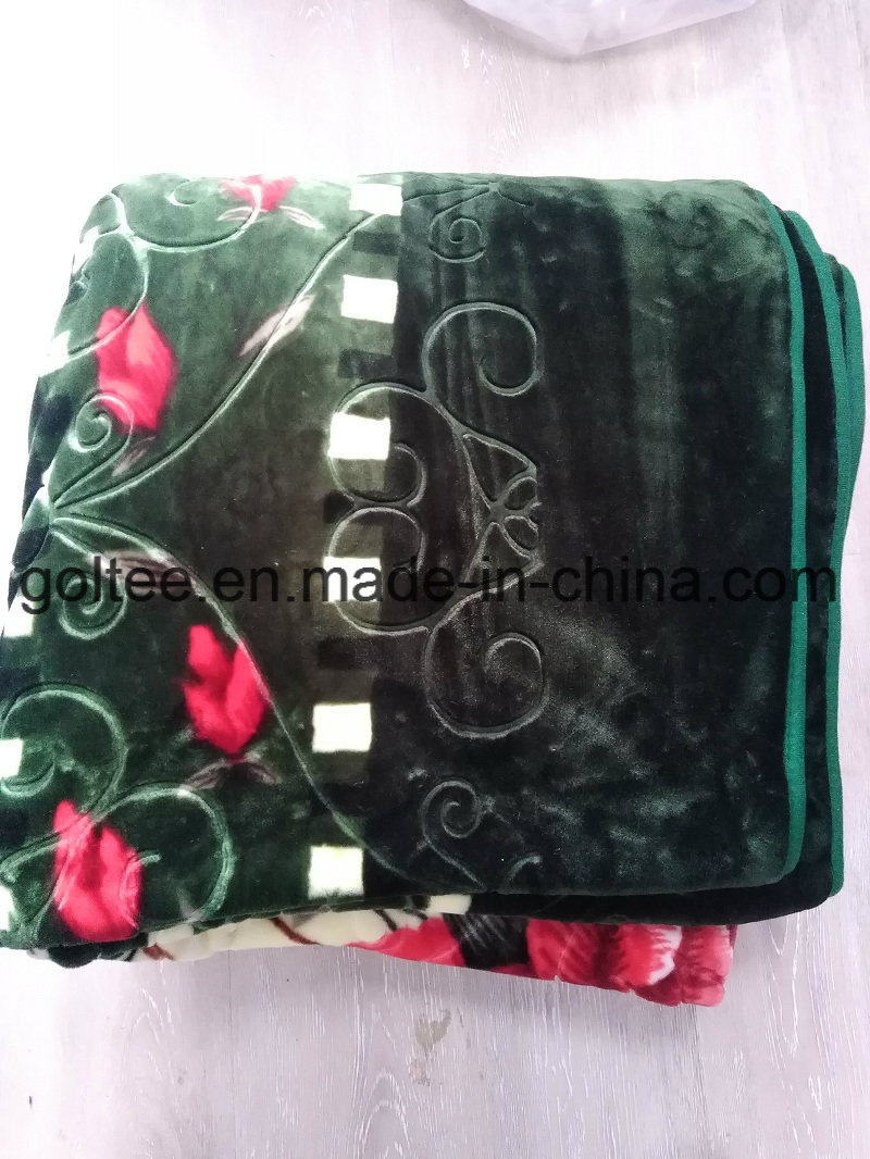 Raschel/Flannel/Fleece/Polyester Blanket