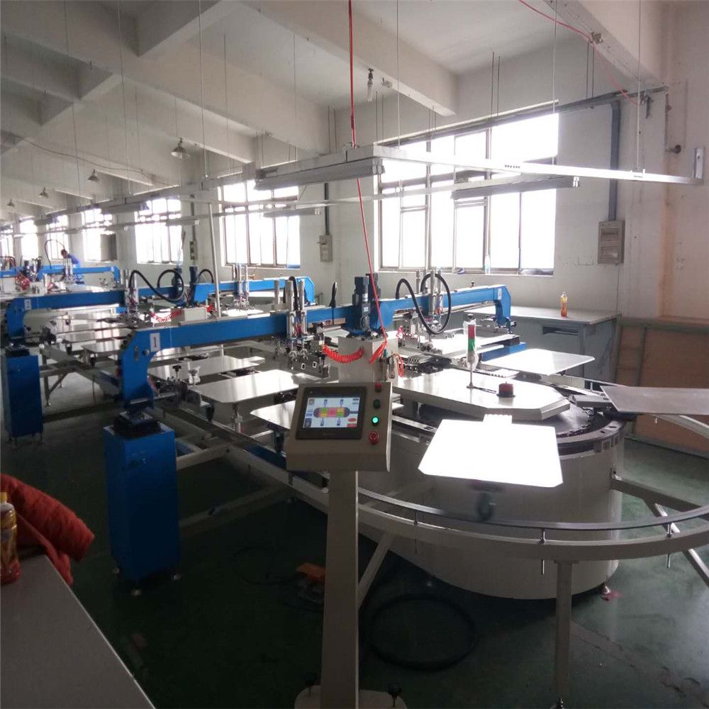 Oval Fabric Screen Printing Machine for Garment