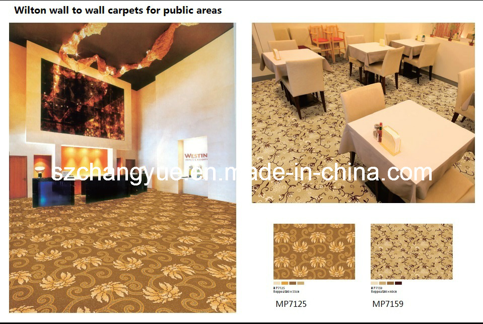 Broadloom Carpet Wilton Machine Polypropylene Hotel Carpets